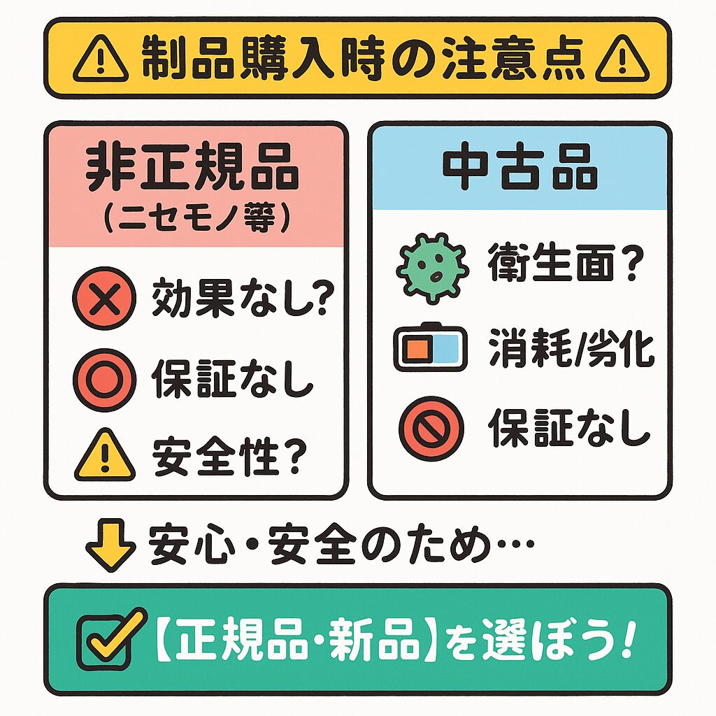 ステラボーテリフトブラシの注意点