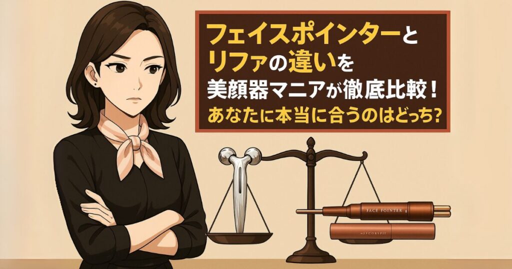フェイスポインターとリファ違い
