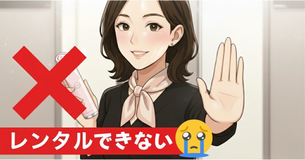 ブースタープロミニはレンタルできません