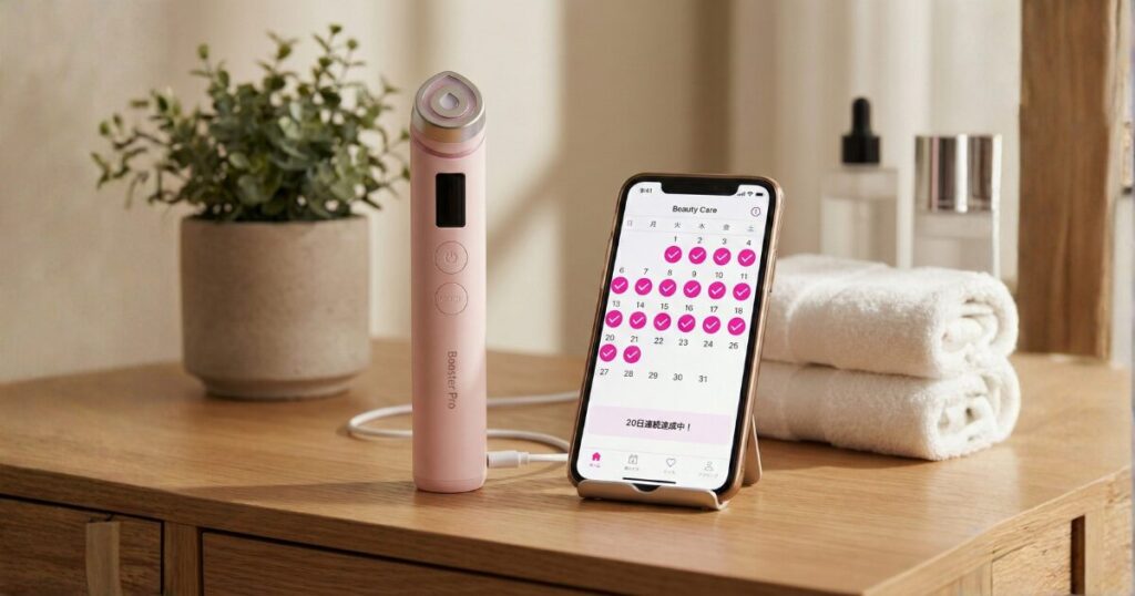 ブースタープロは記録が目に見える