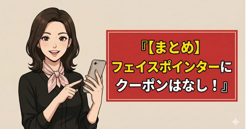 【まとめ】フェイスポインターにクーポンはなし！楽天かAmazonが正解