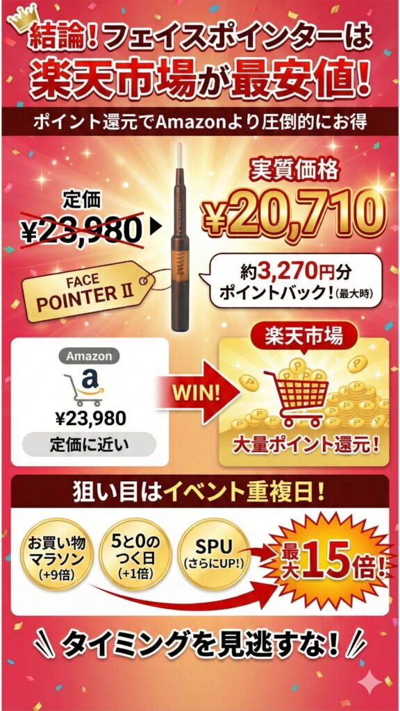 フェイスポインター楽天最安値