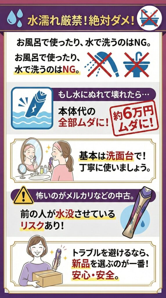 水で洗ってもいい?お風呂で使えますか?