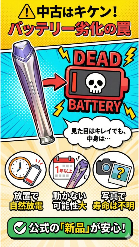 ディマーニ美顔器の中古は危険