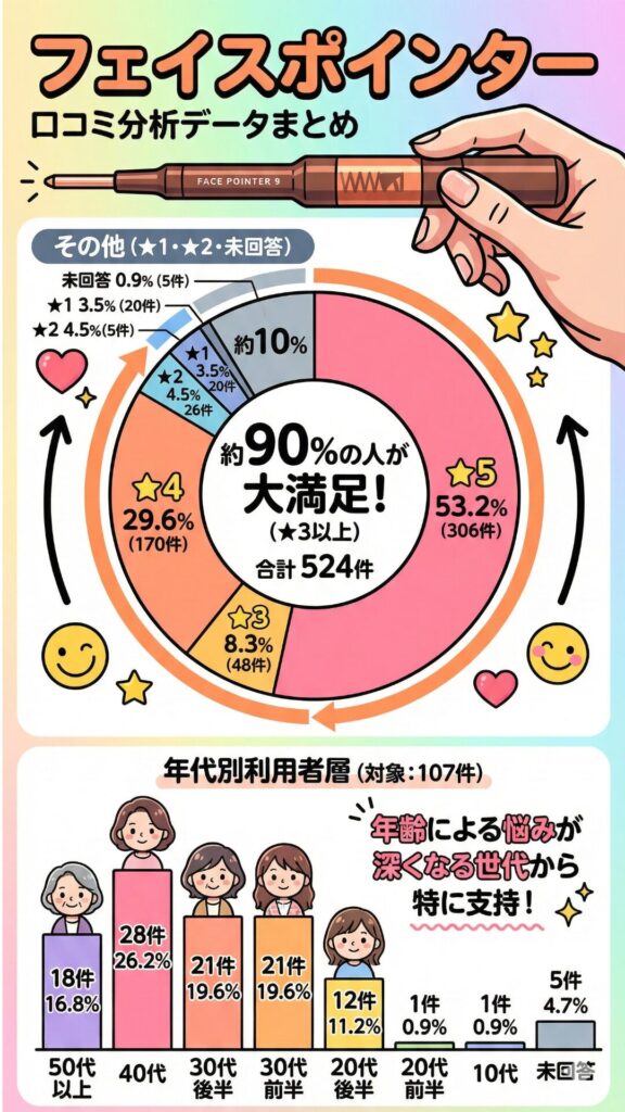 フェイスポインター口コミまとめ