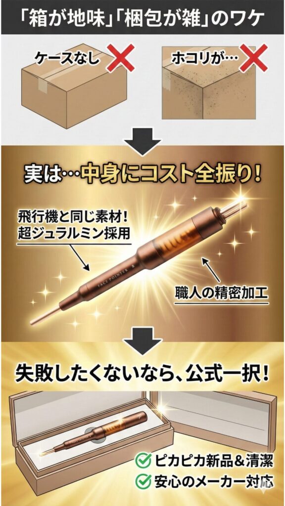 箱が汚い、という悪い口コミ