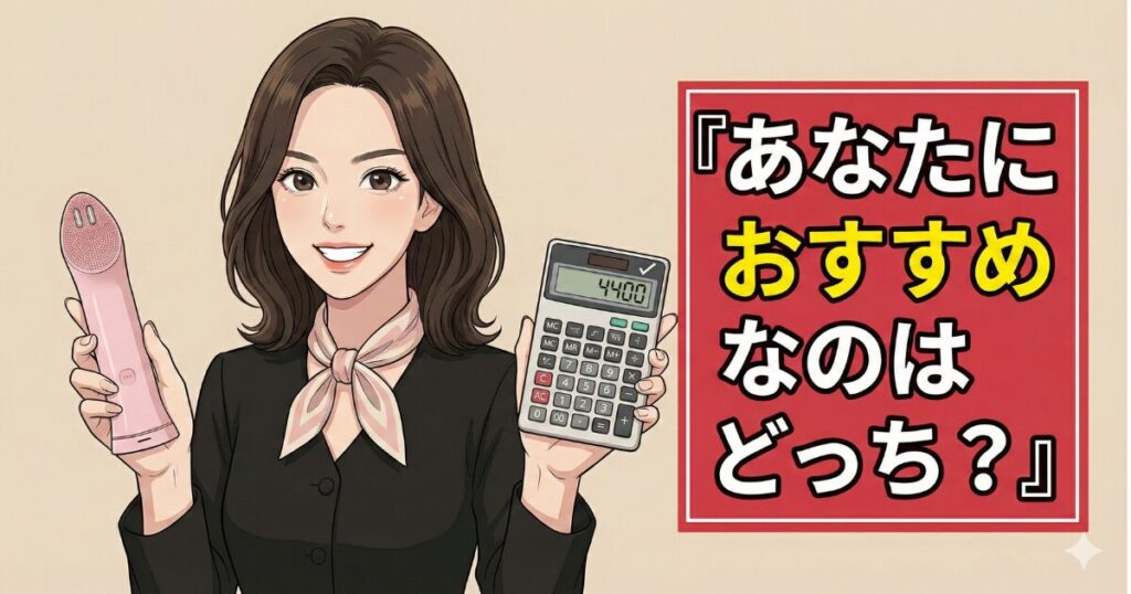 価格の差は4,400円。メディキューブ美顔器ミニ、どっちを買うべき？