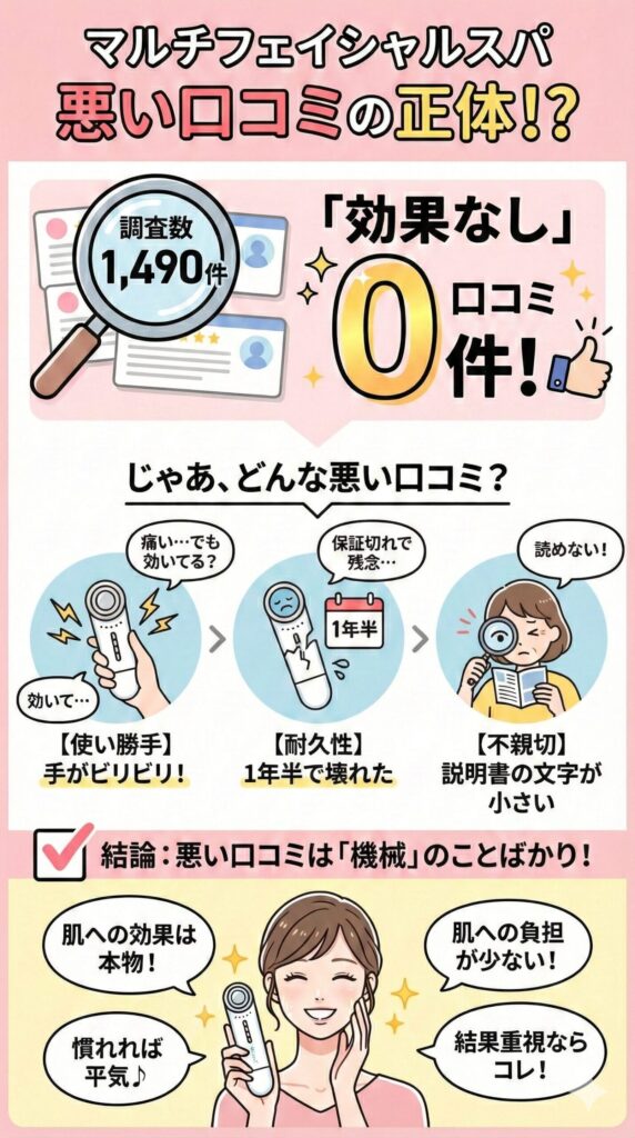 マルチフェイシャルスパの良い口コミ