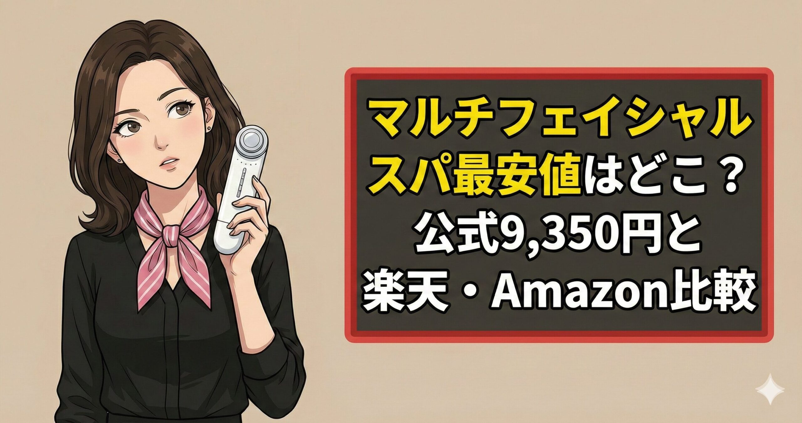 マルチフェイシャルスパの最安値はどこ