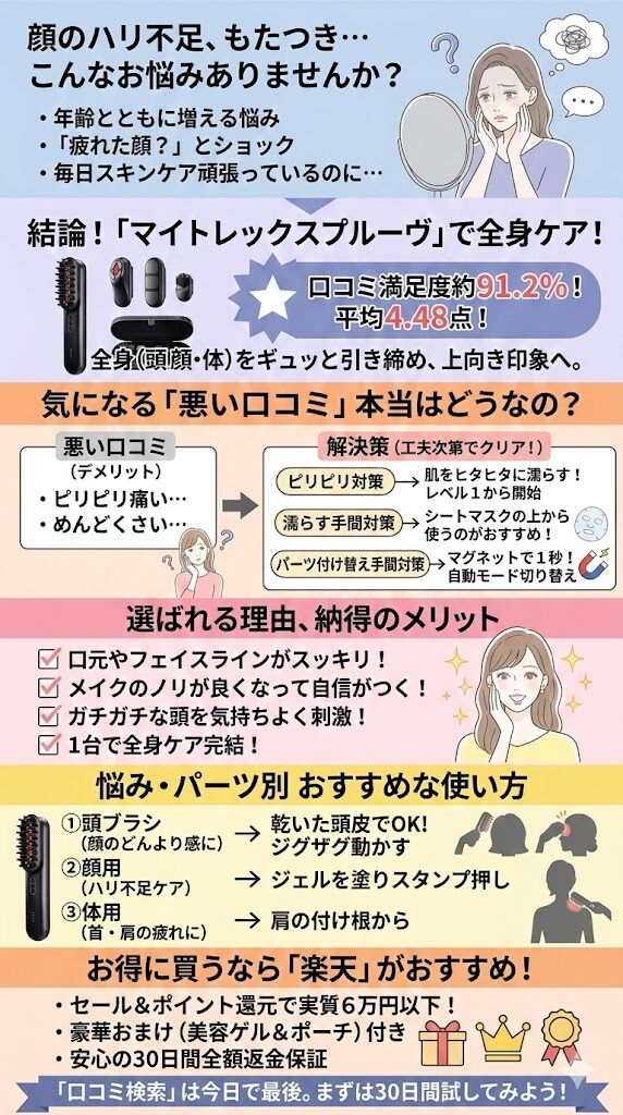 マイトレックスプルーヴの口コミまとめ