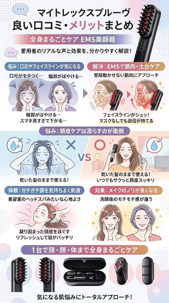 マイトレックスプルーヴの良い口コミ