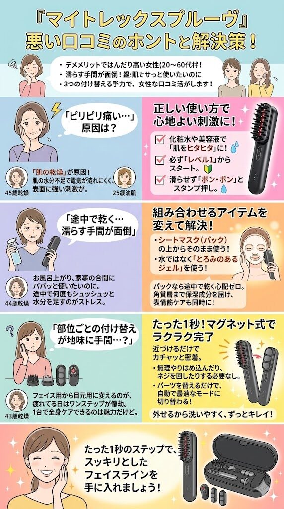 マイトレックスプルーヴの悪い口コミ