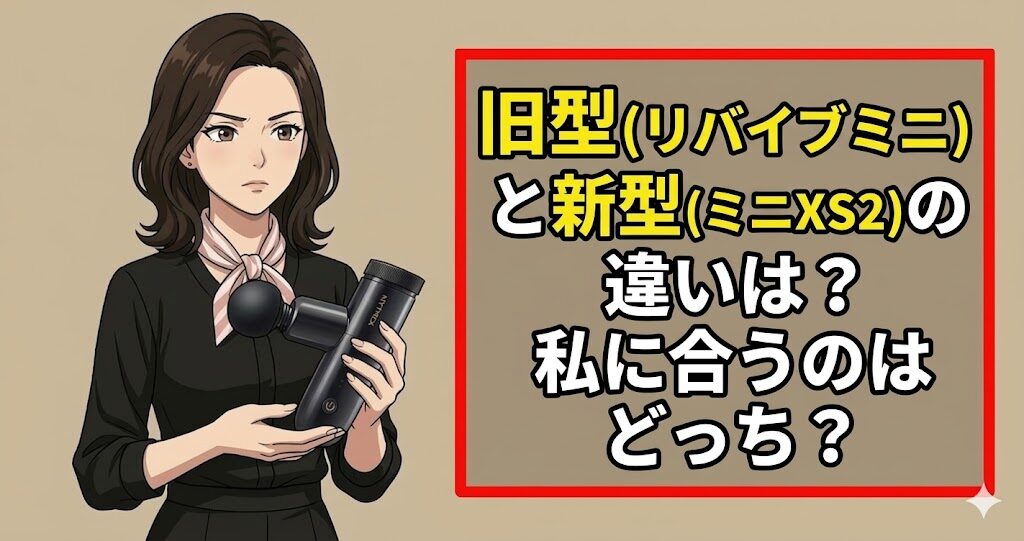 旧型（リバイブミニ）と新型（ミニXS2）の違いは？私に合うのはどっち？