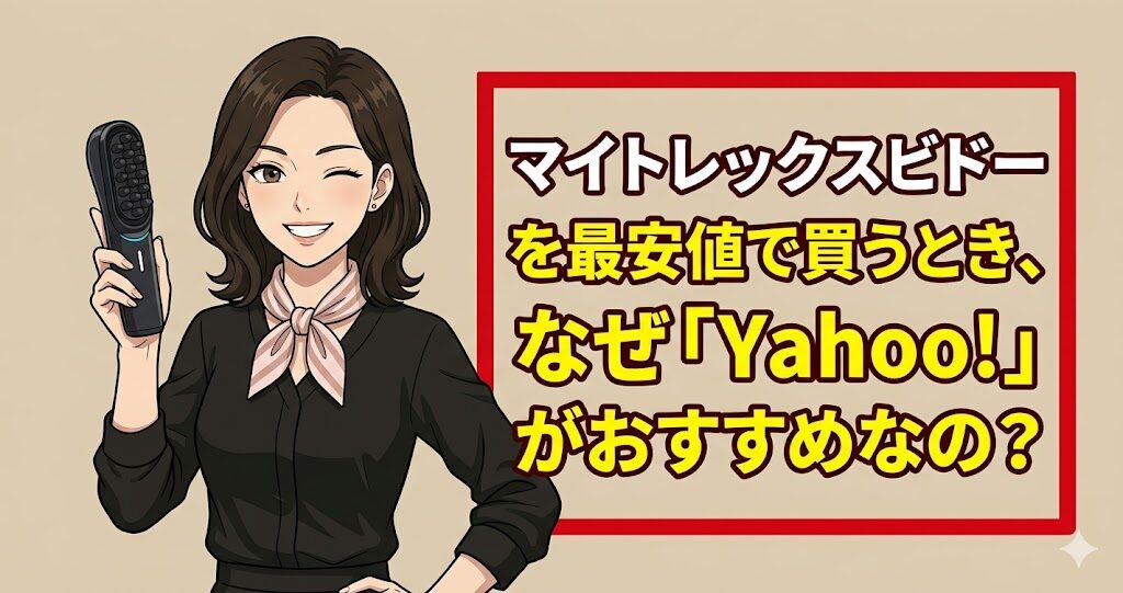 マイトレックスビドーを最安値で買うとき、なぜ「Yahoo!」がおすすめなの？
