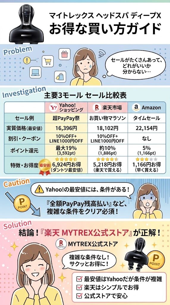 Yahoo!は条件が厳しくて逆に損をしやすいから