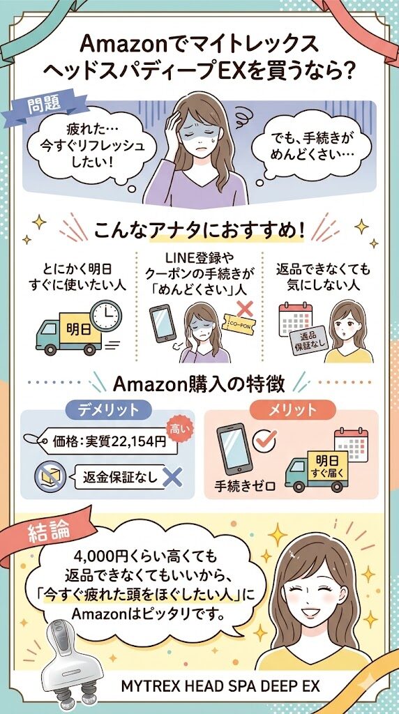 【Amazon】明日すぐに使いたい人