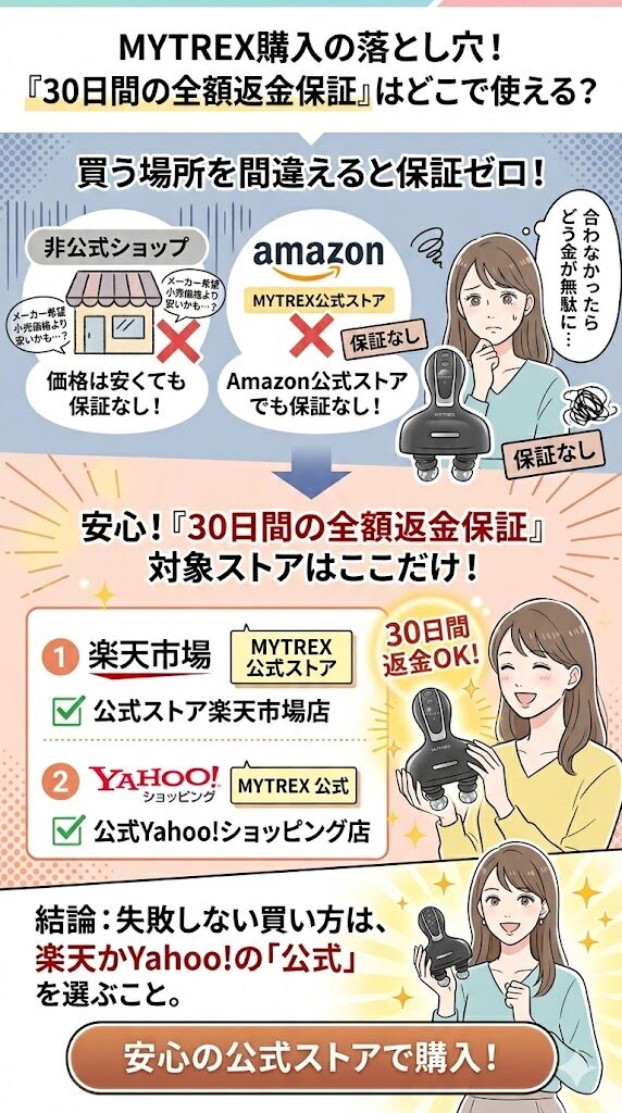 【非公式】返金保証の対象外