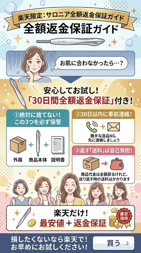「30日間全額返金保証」