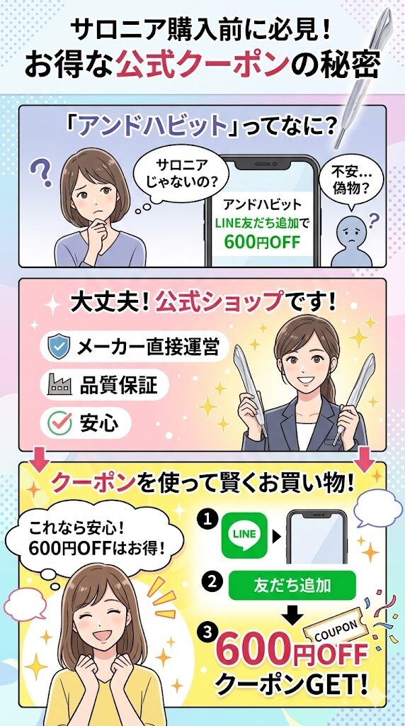 LINEの友だち追加で600円OFFクーポン