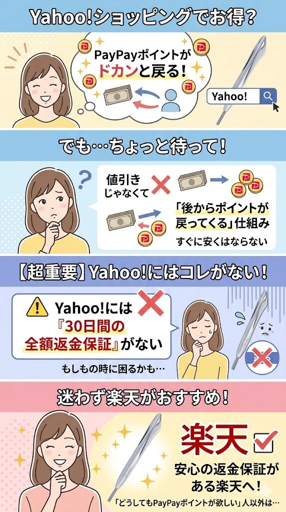 Yahoo!はPayPayポイントがドカンと戻る