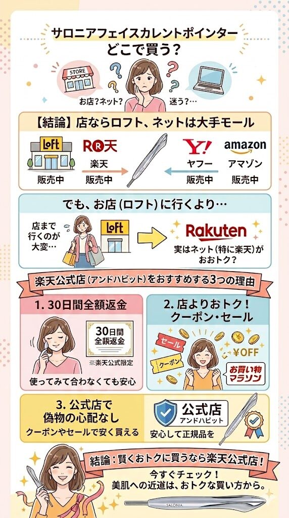 楽天をおすすめする3つの理由