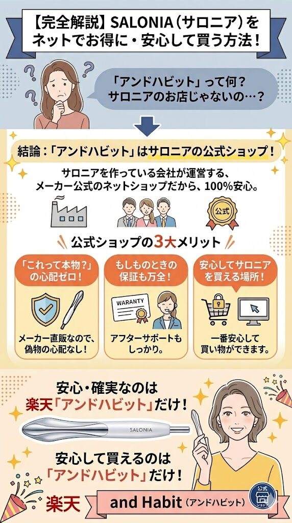 公式ショップ「アンドハビット」なら本物で安心