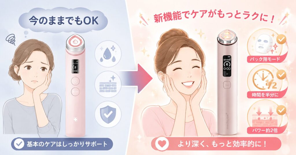 今の使い心地に不満がないなら買い替え不要