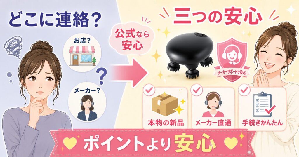 アンファー公式購入の安心ポイント