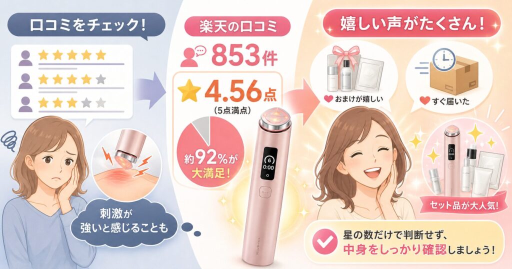 楽天の高評価は約92％