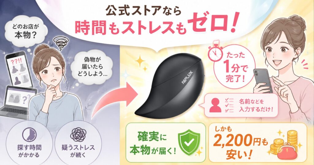 購入時に新しく会員登録する手間がかかる図解
