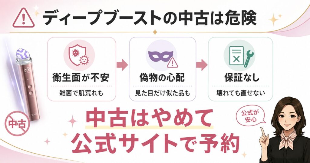 ディープブーストの中古は危険