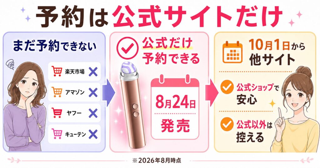 ディープブーストの予約は公式サイトだけ