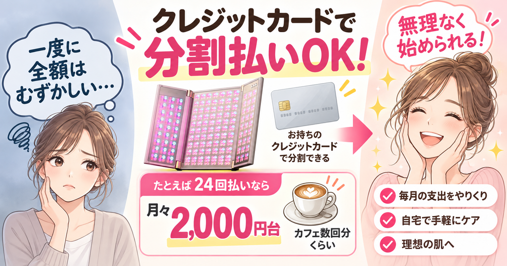 MERIN LUME AURAのクレジットカード分割払い