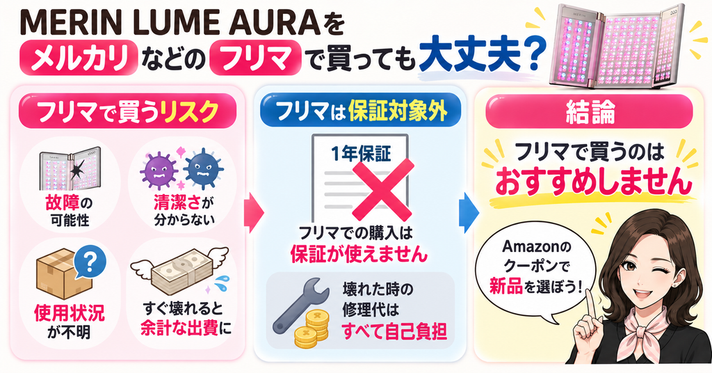 MERIN LUME AURAをフリマで買うリスク