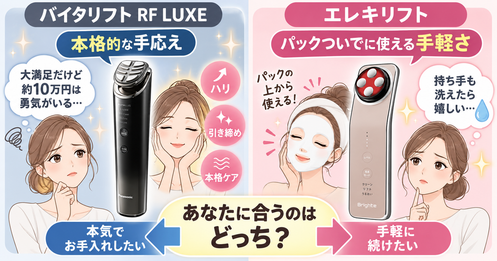 口コミ傾向｜本格的な手応えはバイタリフト、手軽さはエレキリフト