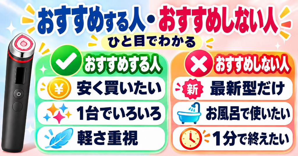 メディキューブ ブースタープロの選び方｜安さと多機能を重視する人向け